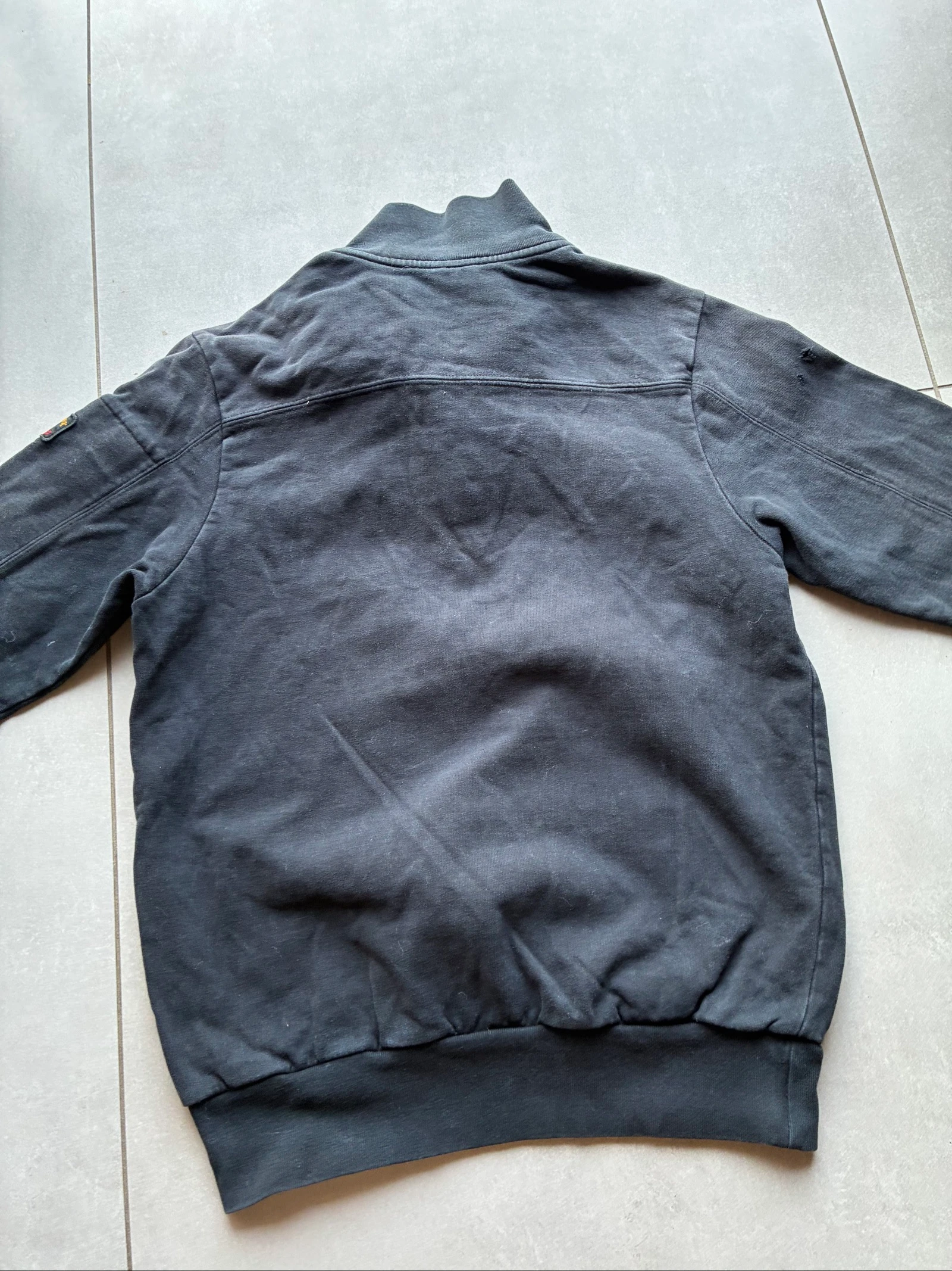 Paul & Shark 1/4 Zip Zwart Vintage Y2K Geborduurd Logo Coltrui Streetwear Luxe XS – photo 12